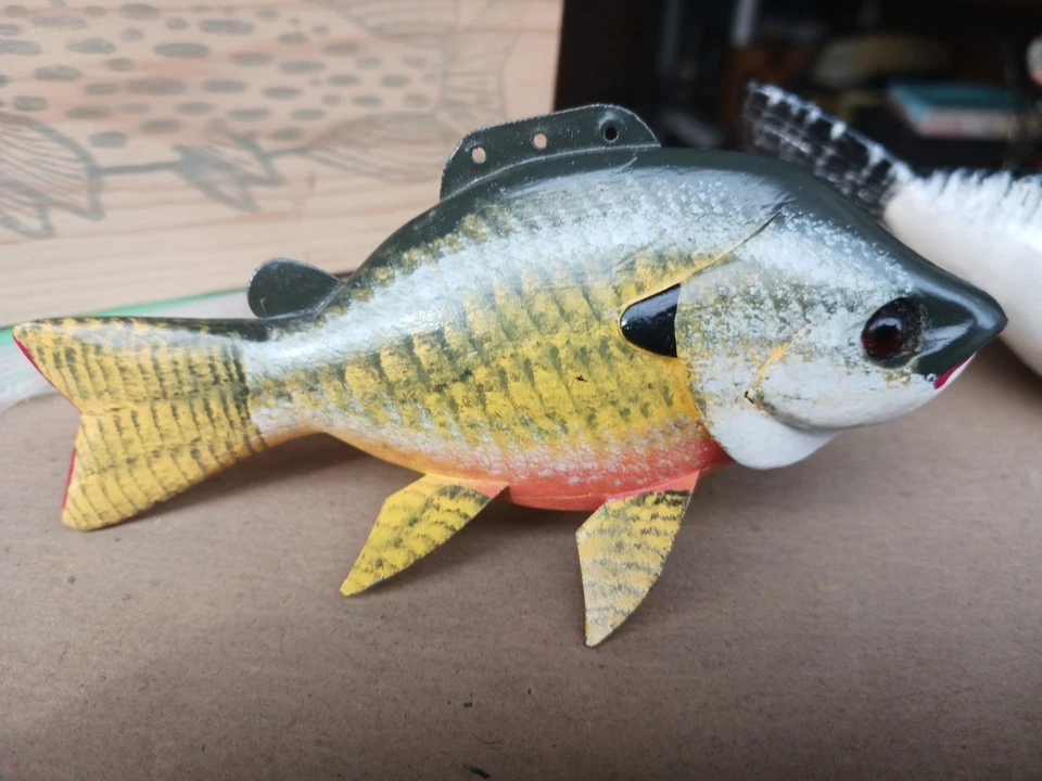 Carl Christiansen SPEARING DECOYS ICE FISHING, Near Mint in Box  Rare Duckling - Image 3 of 4