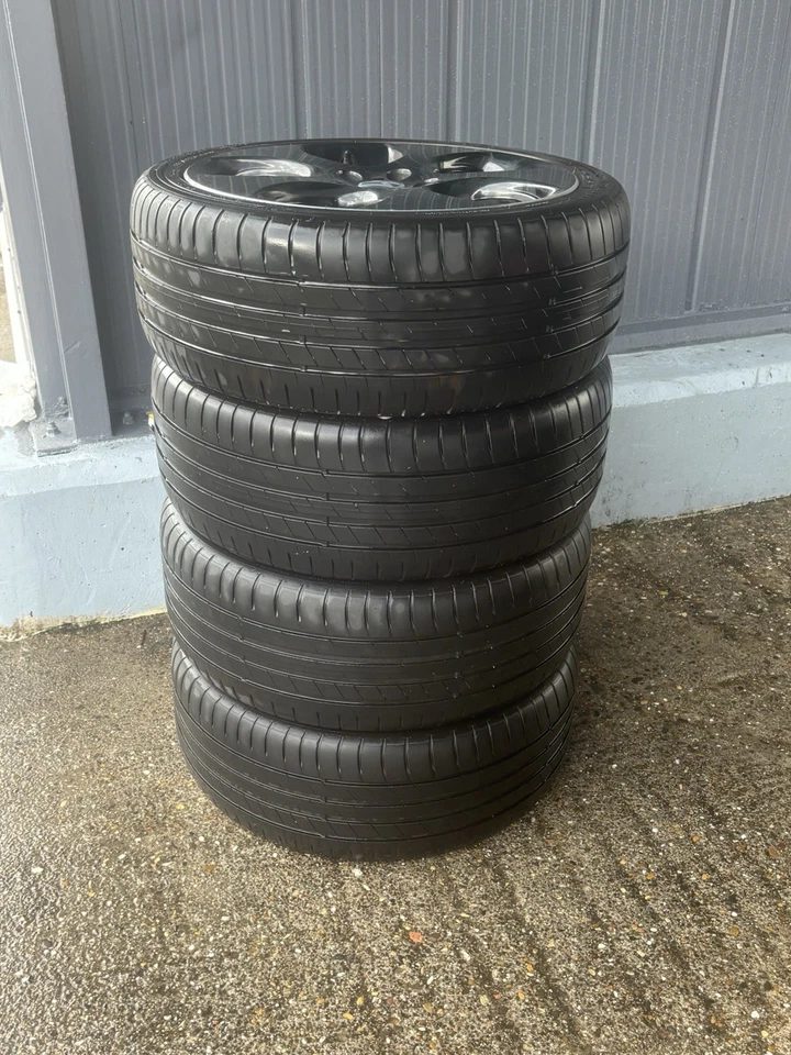 Sommerreifen 18 Zoll auf VW Detroit Alufelgen (original) Golf 5, top Zustand! - Bild 2 von 4