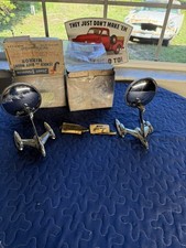 Nos Vintage Accessory Pair Of Joma Jomet Straddler Fender Body Jet Mirrors Wow