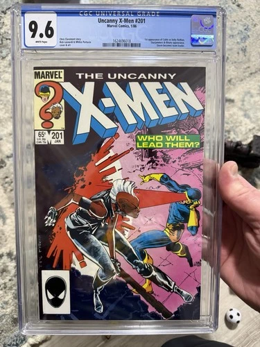 UNCANNY X-MEN #201 CGC Graded 9.6 W Baby Cable