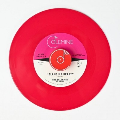THE SPLENDIDS Cry Baby Cry/Blame My Heart 7'' NEW COLORED VINYL Colemine 