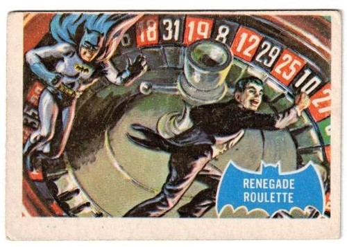 1966 A&BC Batman Blue Bat #12B — Raw