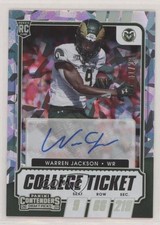 2021 Contenders Draft Picks Cracked Ice Ticket 1/23 Warren Jackson Auto 0eo6