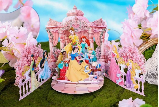 TARJETA EMERGENTE 3D-Saludo Princesa Disney para Cumpleaños para Ella Incluye 1 Sobre, Foto 2 de 4