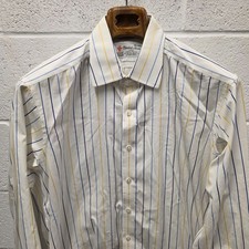 Turnbull  Asser Exclusive Classic Fit French Cuff Shirt size 16.5 42 Striped