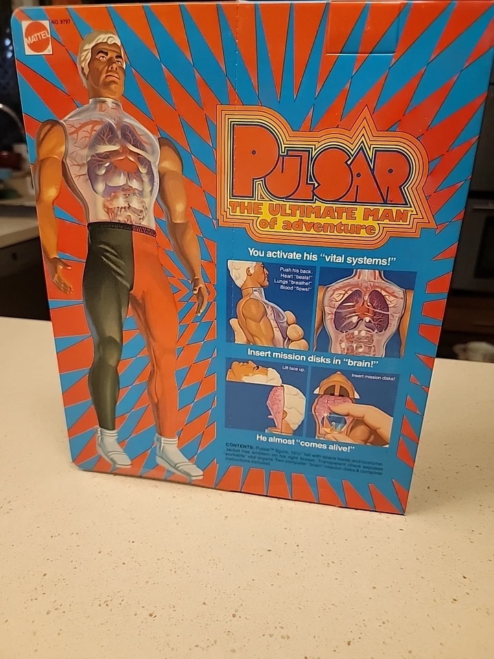 Figura de acción de colección Mattel PULSAR Ultimate Man Of Adventure 1976 en caja original Foto 3 de 4