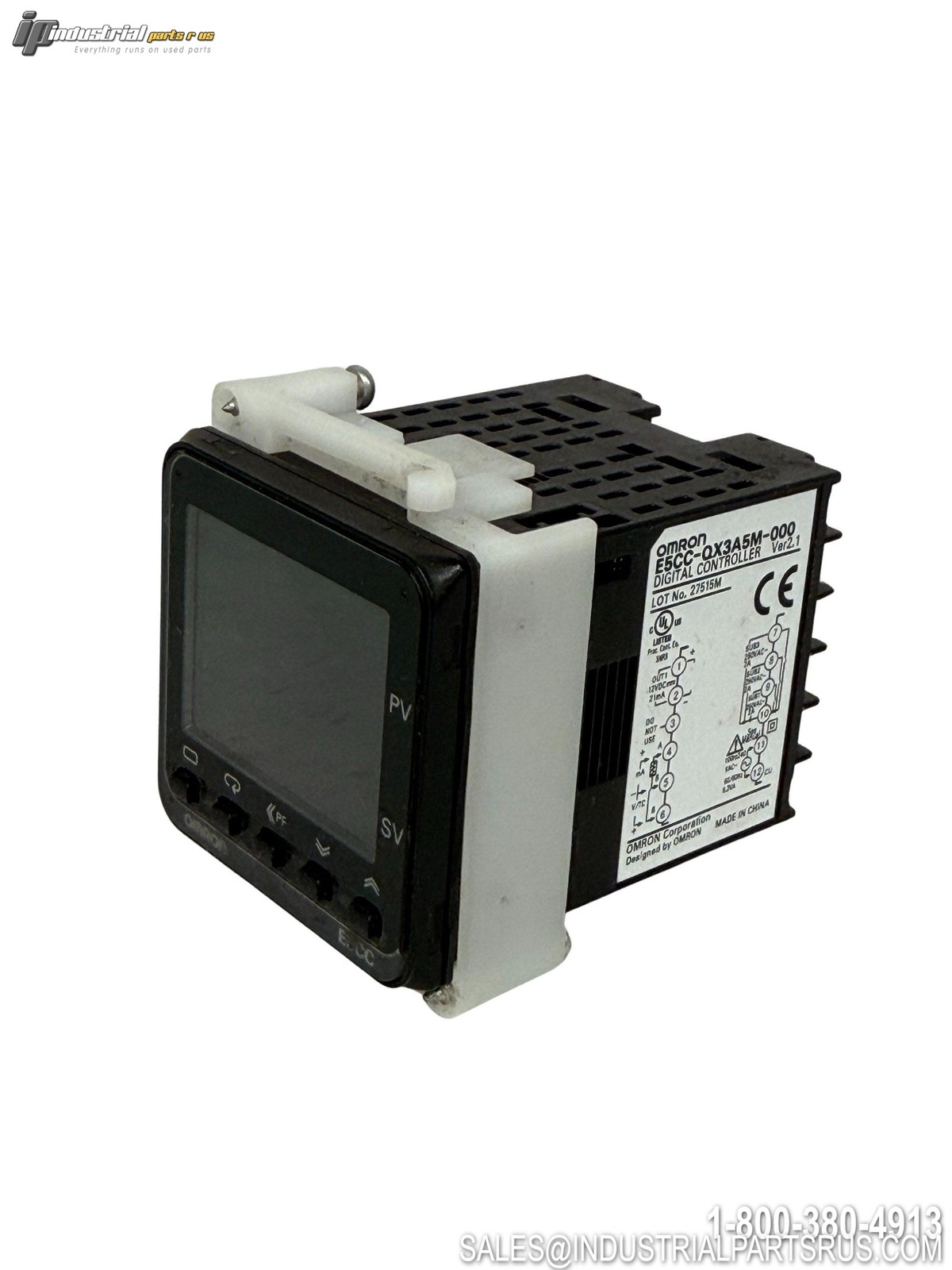 Omron E5CC-QX3A5M-000 PID Temperature Controller 1/16 DIN 100-240VAC