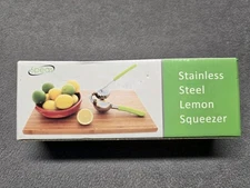 6peas Stainless Steel Lemon Squeezer Citrus Juicer New