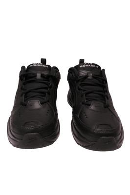 Nike Air Monarch IV 4 Triple Black 415445-001 Men's Comfort Shoes 11.5