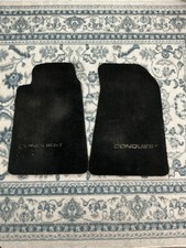 1983-1989 Chrysler Conquest Oem Black Front Floor Mats 1983-1989 Chrysler Conquest Oem Black Front Floor Mats