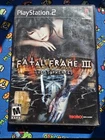 Fatal Frame III 3 (PlayStation 2 PS2) Complete Case & Manual