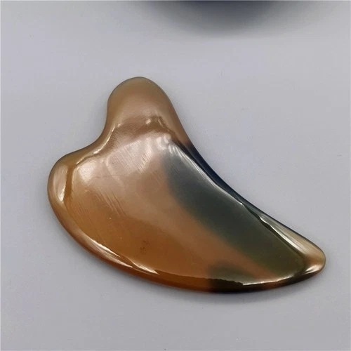 Natural Yak Horn Face Beauty Care Guasha Board Massage Eye Area - Picture 9 of 10