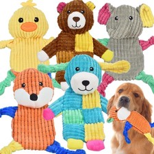 5Pcs Squeaky Dog Toys, Large Crinkle Dog Toys for Large Medium and Small Dogs...