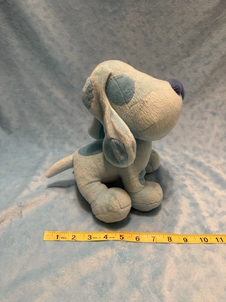 🐾 RARO GRANDE🌟 Pistas Azuis Ponderadas Cachorro de Pelúcia Viacom Nick Jr. Brinquedo Vintage - Imagem 3 de 4
