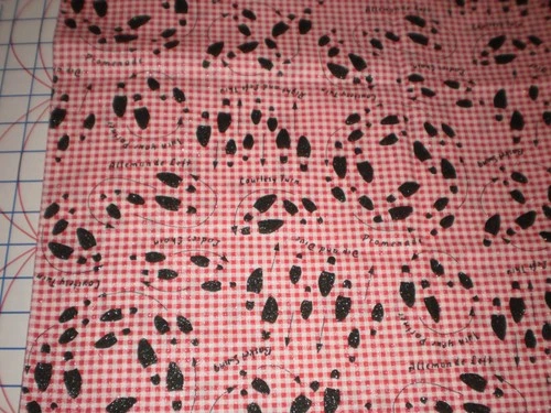 Vintage Timeless Treasures Fabric Western Cowboy Dance Step Glitter Gingham 39"L - product listing photo