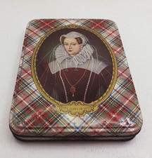 Vintage Macfarlane Lang 'Mary Queen of Scots Tartan Biscuit Tin Rare Collectable