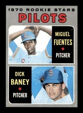 1970 Topps #88 Miguel Fuentes/Dick Baney Pilots Rookies EXMT/EXMT+ X3667064