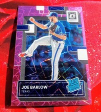 2022 Panini Donruss Optic Rated Pink Velocity Prizm /249 Joe Barlow Rookie RC
