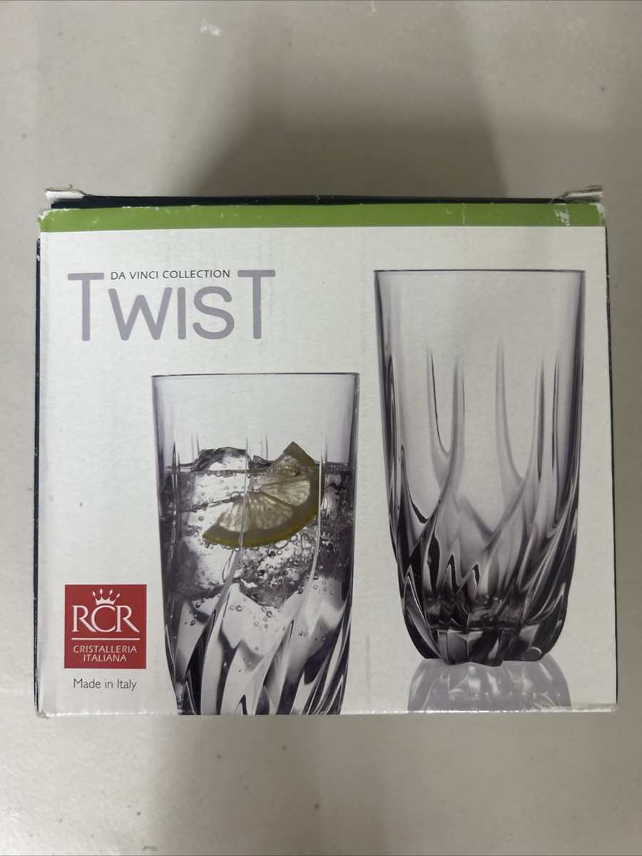 【Crisal Portugal】アンティークガラスセット NIB* RCR Cristalleria Italiana ( Italian Crystal ) Da Vinci