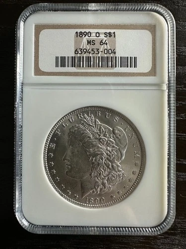 1890O Morgan Silver Dollar NGC MS64