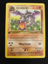 Aerodactyl 16/62 1st Edition Regular Rare Fossil LP - Pokemon Card on eBay