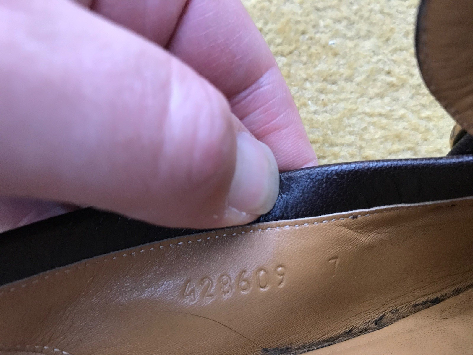 Gucci Loafers Shoes Leather Donnie Double G Web Green Red Mens UK 7 US 8 EU 41 thumbnail 12