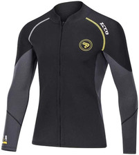 Wetsuit Top Men Women 1.5Mm/3Mm Neoprene Wetsuits Jacket,Front Zipper Long Sleev