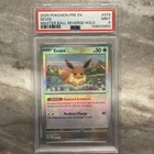 Pokémon Eevee Master Ball Pattern Holo 074/131 Sv: Prismatic Evolutions PSA 9