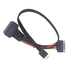 1PC OCuLink PCIe PCI-Express SFF-8611 X4 4i To SFF-8639 U.2 U.3 SSD Data Cable