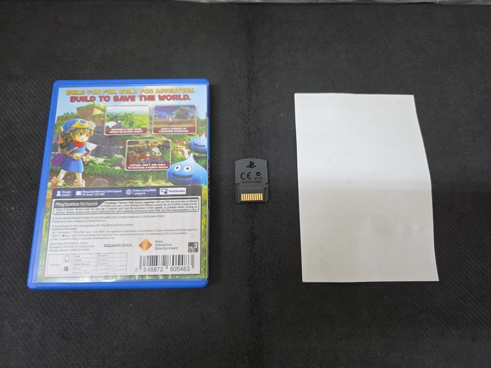 (ASIA ENGLISH VERSION) PS VITA Dragon Quest Builders (WATER DAMAGED CASE) - Image 2 of 4