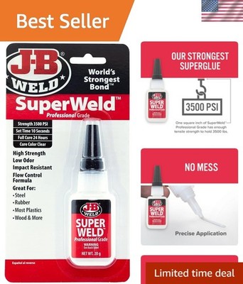 20ml H SuperWeld Gel   Instant Bonding Super Glue for All Tough Surfaces