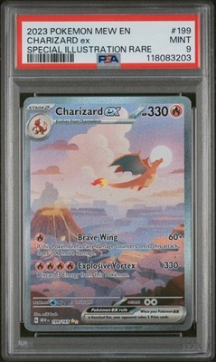 2023 Pokemon Mew 151 Charizard Ex #199 MINT PSA 9 Special