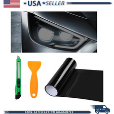 Car Light Tint Film Roll 11.8x47.2 Self-adhesive Vinyl Fog Tail Headlight Dark Car Light Tint Film Roll 11.8x47.2 Self-adhesive Vinyl Fog Tail Headlight Dark
