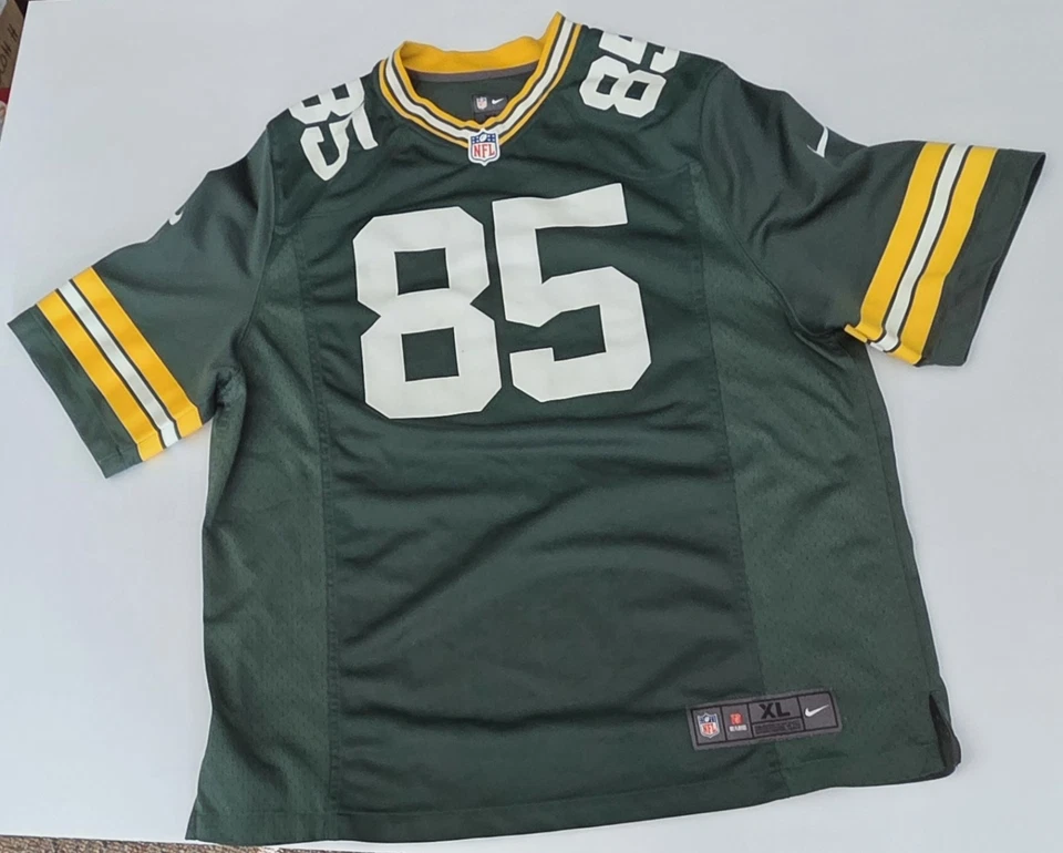 Nike On Field Green Bay Packers Greg Jennings #85 NFL Talla XL Cosidas-NUEVAS sin etiquetas Foto 3 de 4