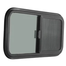 Horizontal RV Window, 2" W x4" H Tinted Sliding RV Window with Net 21x14in 1