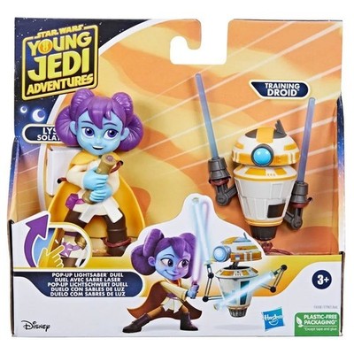 Star Wars Young Jedi Adventures Lys Solay and Training Droid Action Figures