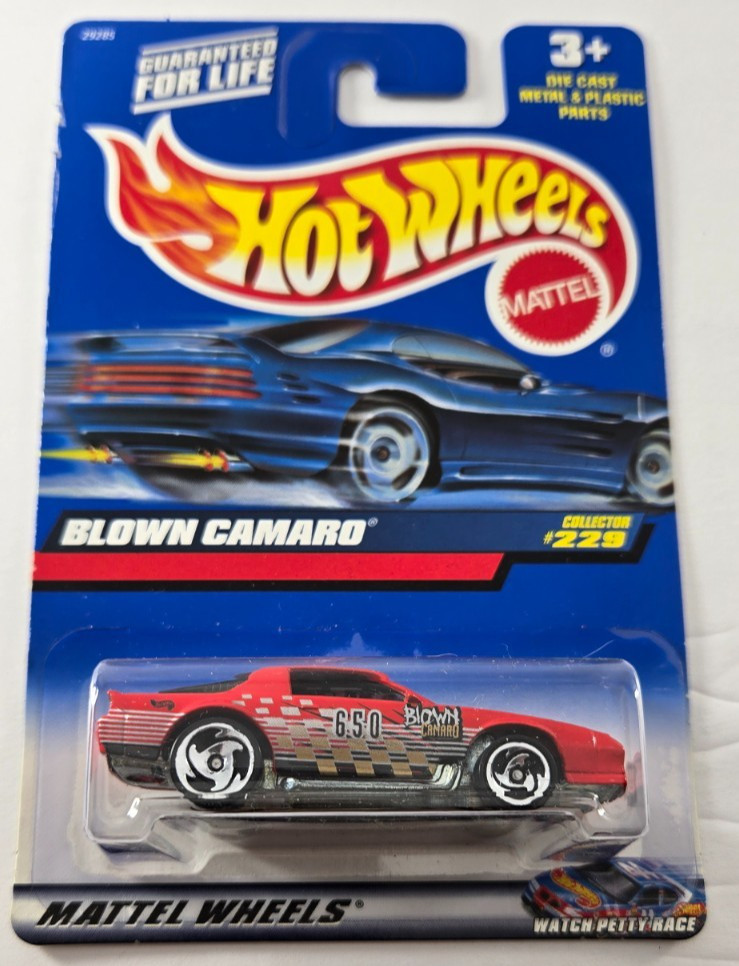 Hot Wheels Blown Camaro #229 Red Die-Cast Car 2000