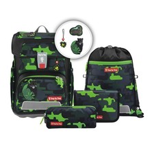 Step by Step Schulranzen-Set Cloud Black Cat Chiko 5-tlg 1-4 Klasse mitwachsend