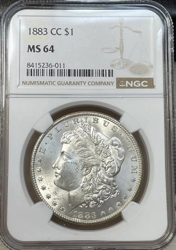1883CC Morgan $1 Dollar NGC MS64