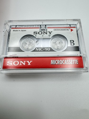 Sony Microcassette 90 Minute MC-90 Standard Bias Audio Tape 5 Pack - Picture 2 of 13