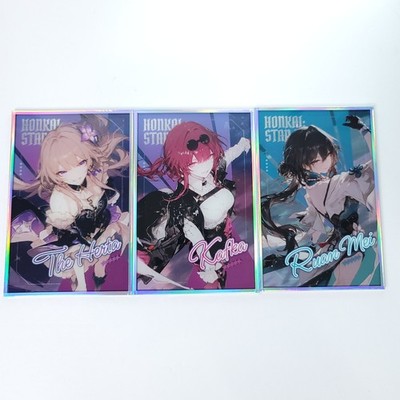 Kafka Herta Ruan Mei Acrylic Anime Waifu Art Oversized Board A6 Lot of 3