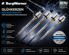 4 BORGWARNER (BERU) Gl&uuml;hkerze (PSG006) passend f&uuml;r Astra Mk VI  Cascada Insignia