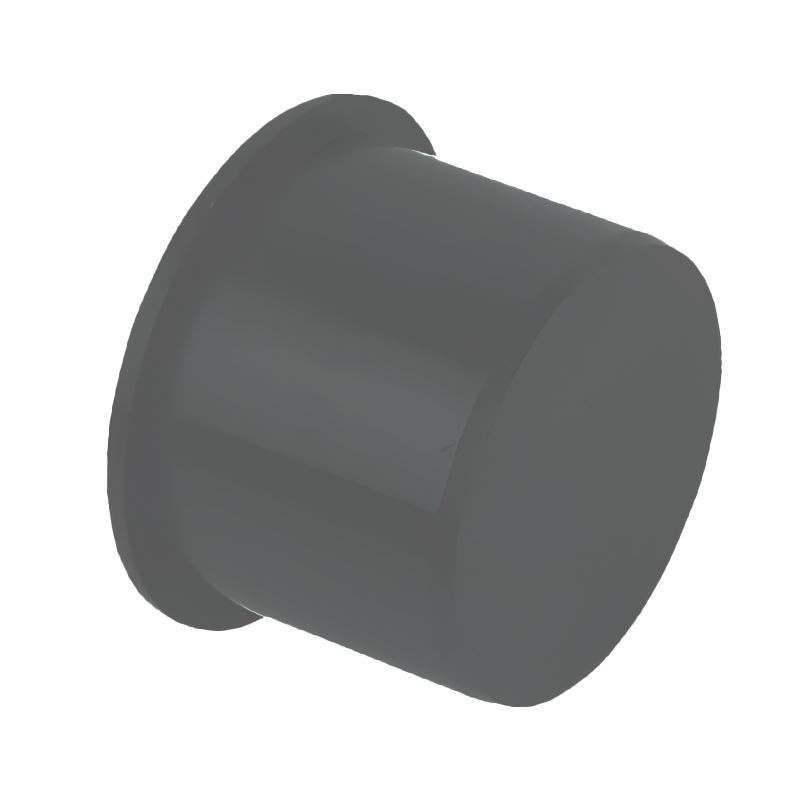 FLOPLAST 50mm Grey Pushfit Waste Pipe Plug - Bag of 2 - Image 2