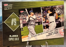 2018 Topps Top 10 Topps Now Inserts #TN9 Aaron Judge/Babe Ruth