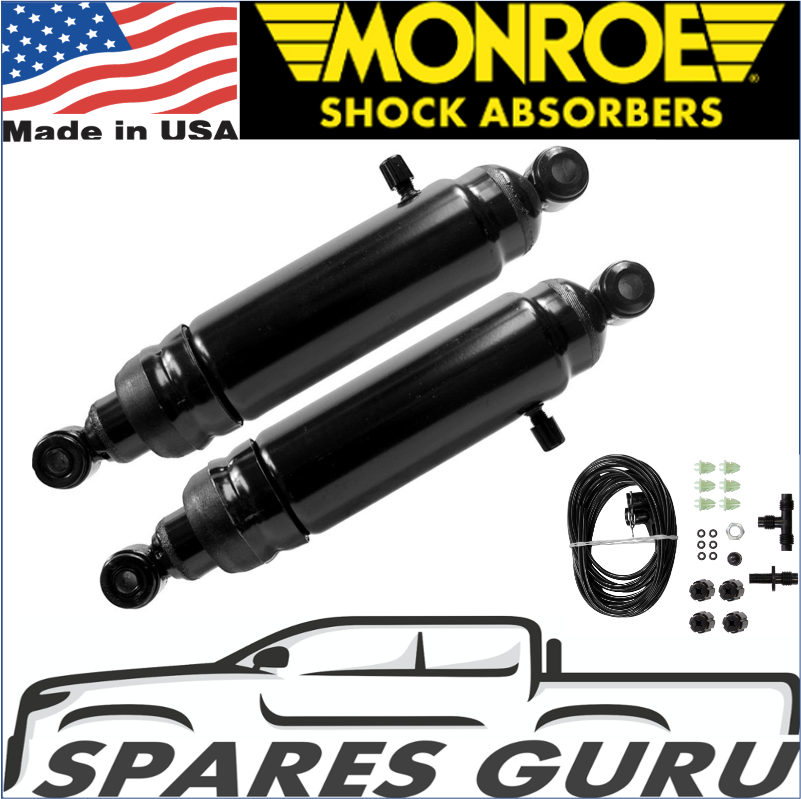 Monroe Rear Air Shock Absorbers for Holden Rodeo RA KB4 KBD4 & Colorado ...