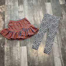 Crewcuts skirt and leggings 4-5