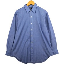 Vintage Ralph Lauren Andrew long-sleeved cotton check shirt size L men's