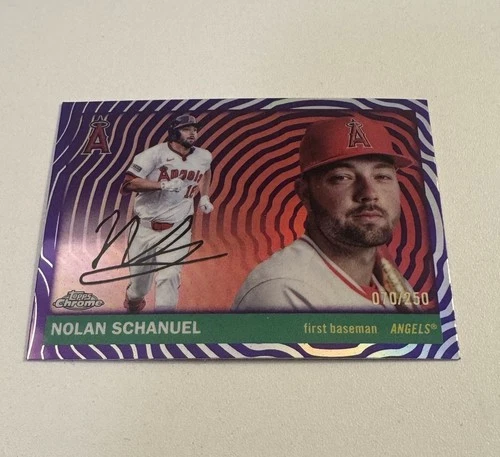 Nolan Schanuel 2025 Topps Chrome Nolan Schanuel Refractor