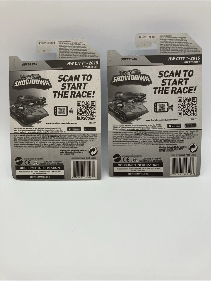 Hot Wheels Zamac Super Van 55/250 (lot Of 2) - Image 2 of 3