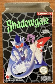 NES ~ SHADOWGATE ~ Nintendo NES-3S-AUS Game Cart + Sleeve + Inst + Box Pal A